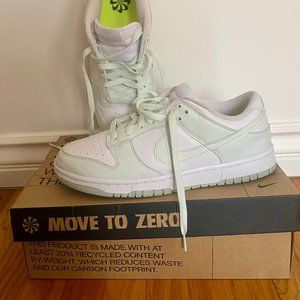 Mint Green Nike Low Dunks